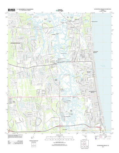 Jacksonville Beach, FL (2012, 24000-Scale) Preview 1