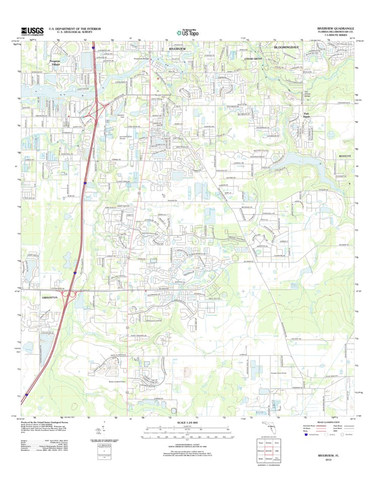 Riverview Florida Map