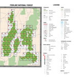Fishlake National Forest Quad Location and Legend