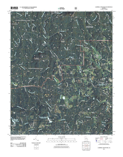 Campbell Mountain, GA (2011, 24000-Scale) Preview 1