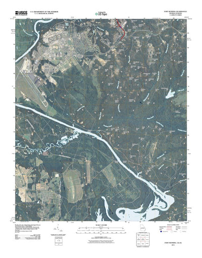 Red Diamond Map Fort Benning, GA-AL (2011, 24000-Scale) Map by United States Geological ...
