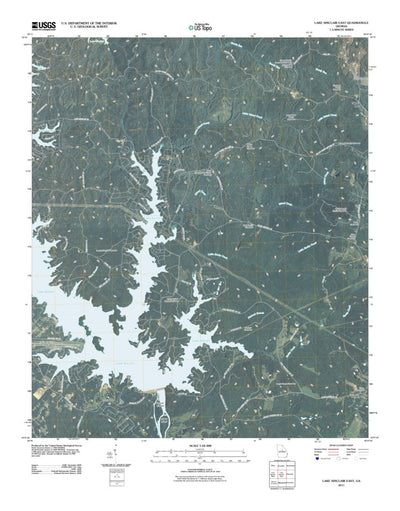 Lake Sinclair East, GA (2011, 24000-Scale) Preview 1