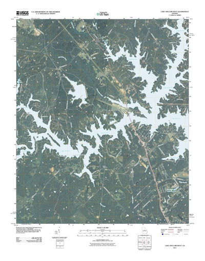 Lake Sinclair West, GA (2011, 24000-Scale) Preview 1