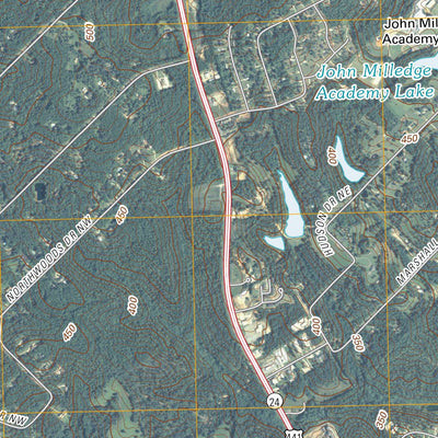 Lake Sinclair West, GA (2011, 24000-Scale) Preview 3