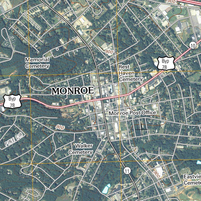 Monroe, GA (2011, 24000-Scale) Preview 3