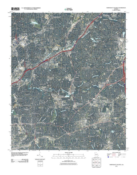 Northeast Atlanta, GA (2011, 24000-Scale) Preview 1