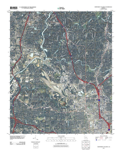 Northwest Atlanta, GA (2011, 24000-Scale) Preview 1