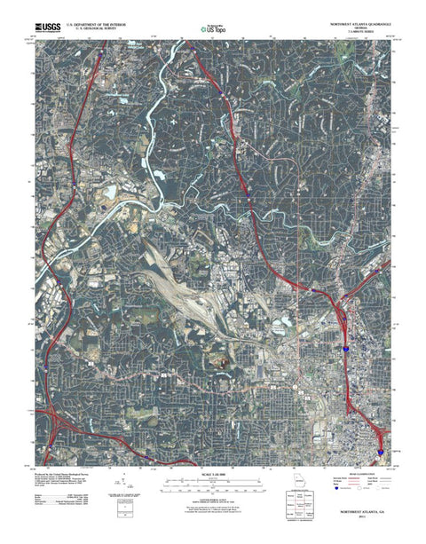 Northwest Atlanta, GA (2011, 24000-Scale) Preview 1