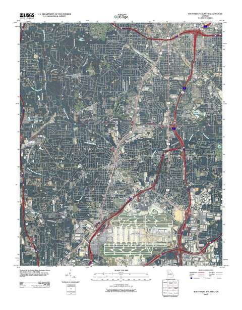 Southwest Atlanta, GA (2011, 24000-Scale) Preview 1