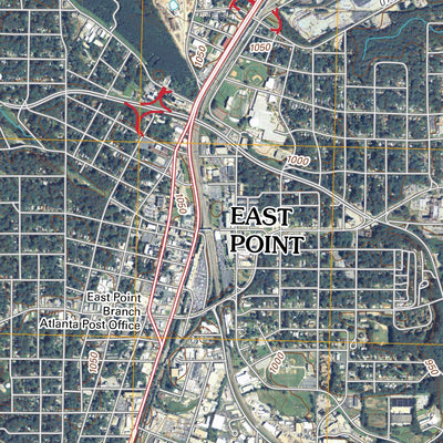 Southwest Atlanta, GA (2011, 24000-Scale) Preview 2