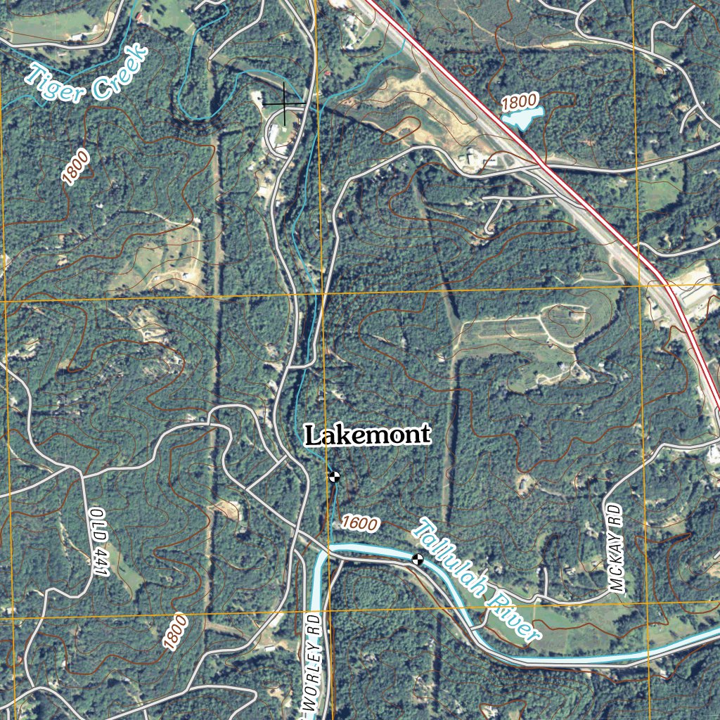 Tiger, GA (2011, 24000-Scale) Map by United States Geological Survey ...