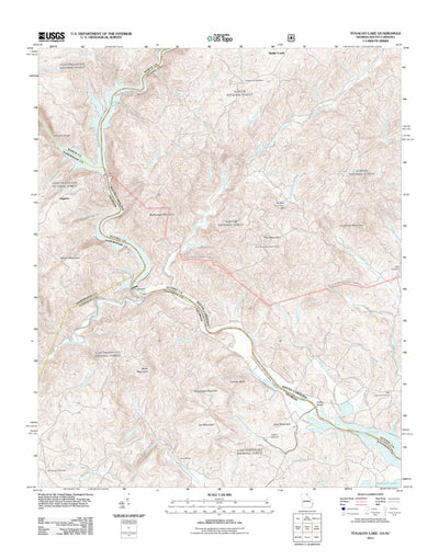 Tugaloo Lake, GA-SC (2011, 24000-Scale) Preview 1
