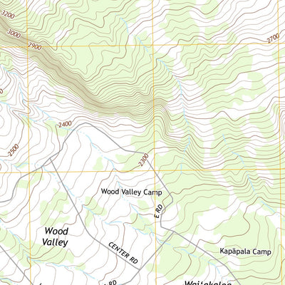 Hodder Valley Map Wood Valley, HI (2013, 24000-Scale) Map by United States Geological ...