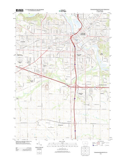 Cedar Rapids South, IA (2013, 24000-Scale) Preview 1