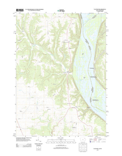 Clayton, IA-WI (2013, 24000-Scale) Preview 1