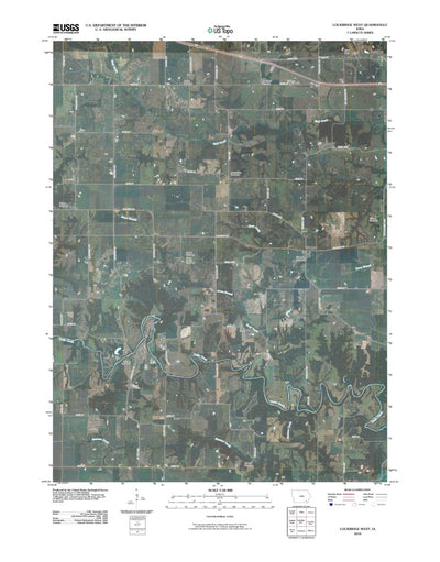 Lockridge West, IA (2010, 24000-Scale) Map by United States Geological ...