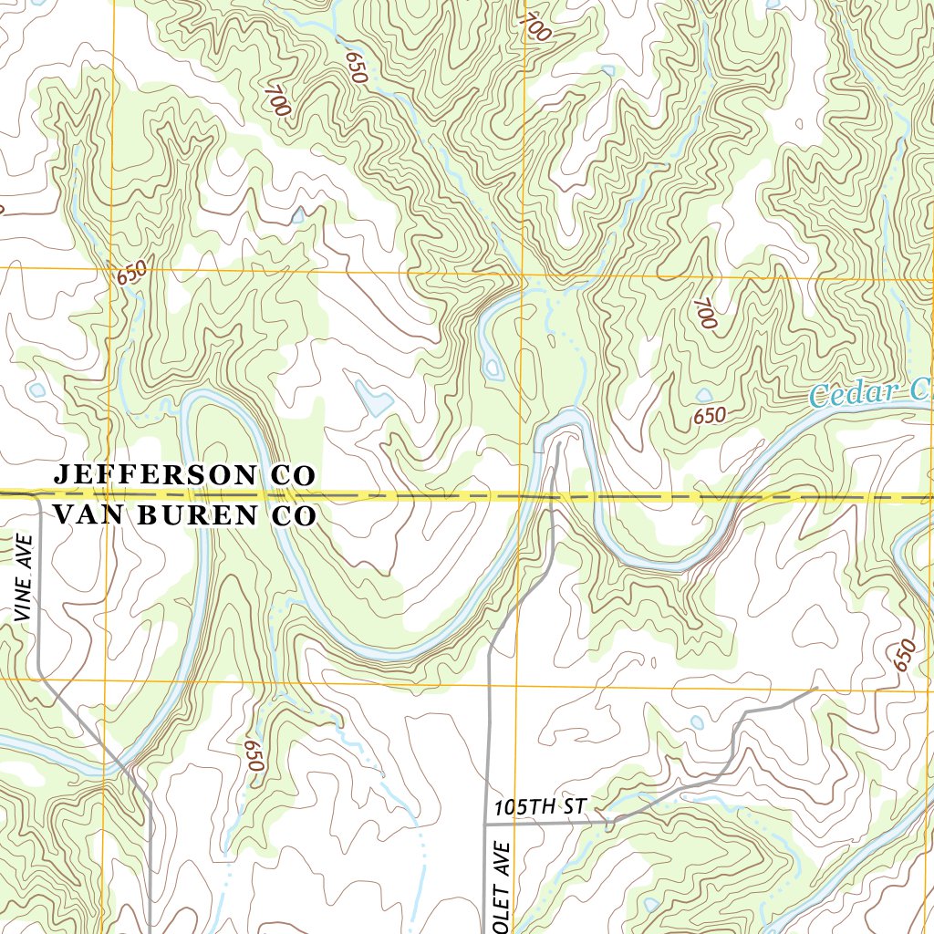 Lockridge West, IA (2013, 24000-Scale) Map by United States Geological ...
