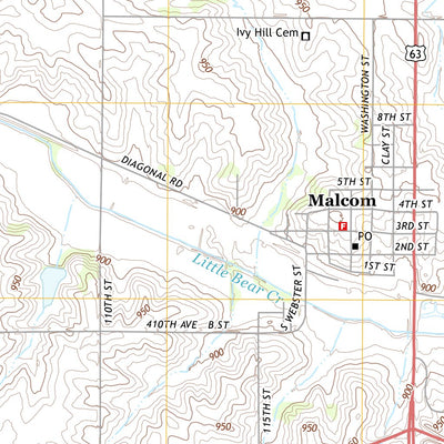 Malcom, IA (2013, 24000-Scale) Preview 3