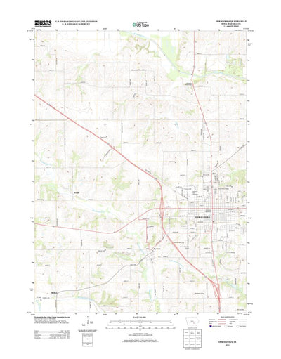 Oskaloosa, IA (2013, 24000-Scale) Preview 1