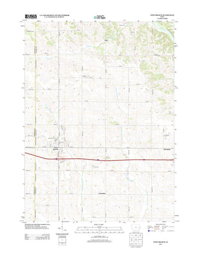 West Branch, IA (2013, 24000-Scale) Preview 1
