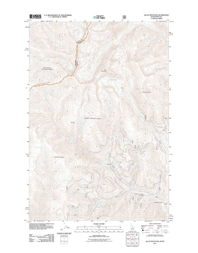 Allan Mountain, ID-MT (2011, 24000-Scale) Preview 1