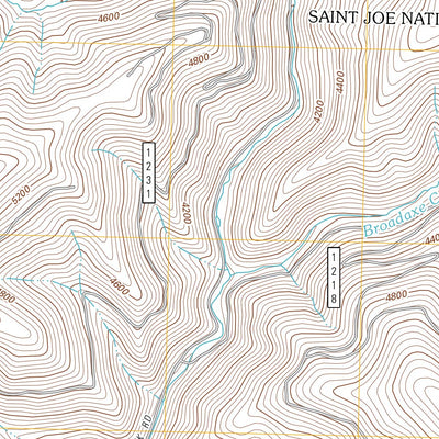 Berge Peak, ID-MT (2011, 24000-Scale) Preview 3