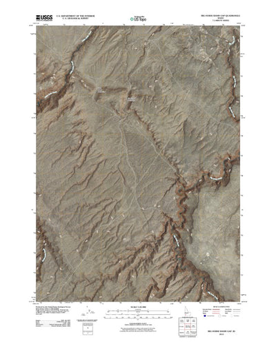 Big Horse Basin Gap, ID (2010, 24000-Scale) Preview 1