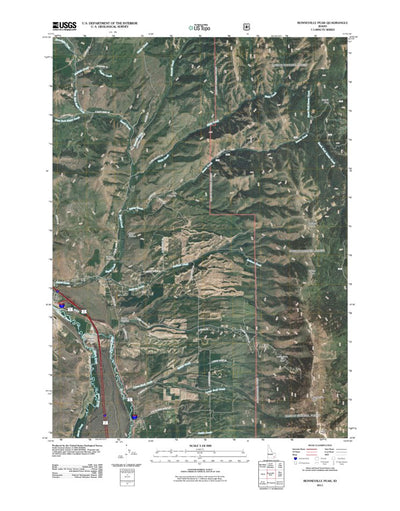 Bonneville Peak, ID (2011, 24000-Scale) Preview 1