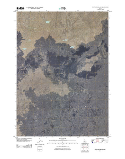 Bottleneck Lake, ID (2010, 24000-Scale) Preview 1