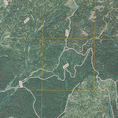 Brown Creek Ridge, ID (2011, 24000-Scale) Preview 2