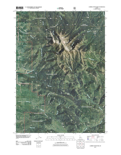Caribou Mountain, ID (2011, 24000-Scale) Preview 1