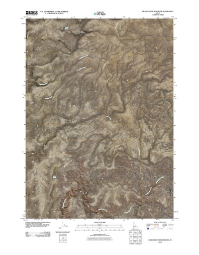 Dickshooter Reservoir, ID (2010, 24000-Scale) Preview 1