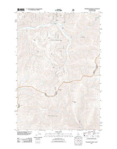 Henderson Ridge, ID-MT (2011, 24000-Scale) Preview 1