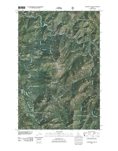 Horseshoe Lake, ID (2011, 24000-Scale) Preview 1