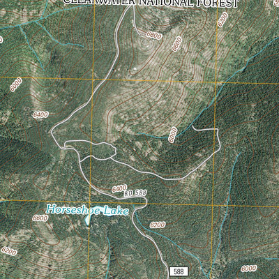 Horseshoe Lake, ID (2011, 24000-Scale) Preview 2