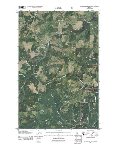 Huckleberry Mountain, ID (2011, 24000-Scale) Preview 1