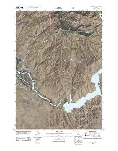 Lucky Peak, ID (2011, 24000-Scale) Preview 1