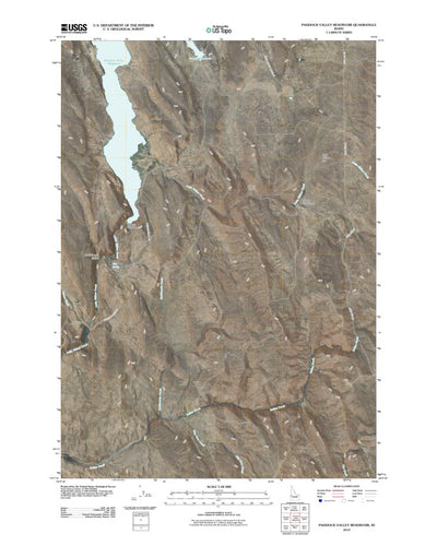 Paddock Valley Reservoir, ID (2010, 24000-Scale) Preview 1