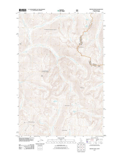 Rhodes Peak, ID-MT (2011, 24000-Scale) Preview 1