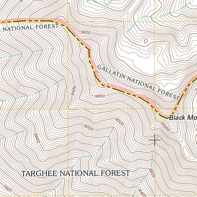 Targhee Peak, ID-MT (2011, 24000-Scale) Preview 3