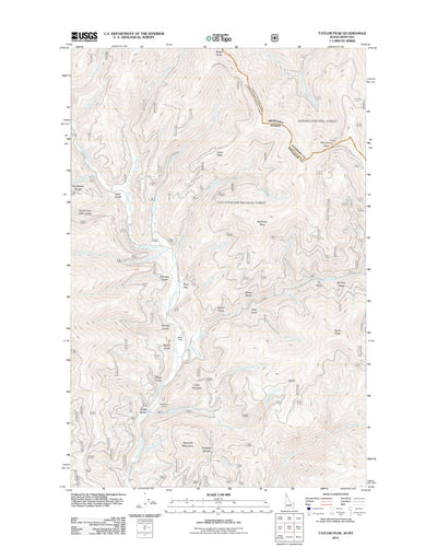 Taylor Peak, ID-MT (2011, 24000-Scale) Preview 1