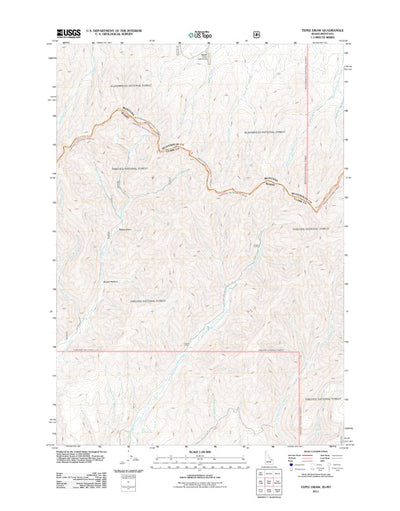Tepee Draw, ID-MT (2011, 24000-Scale) Preview 1