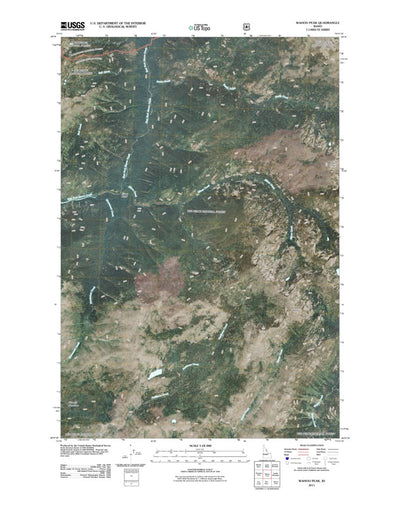 Wahoo Peak, ID (2011, 24000-Scale) Preview 1