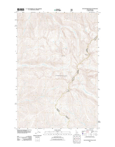 Watchtower Peak, ID-MT (2011, 24000-Scale) Preview 1