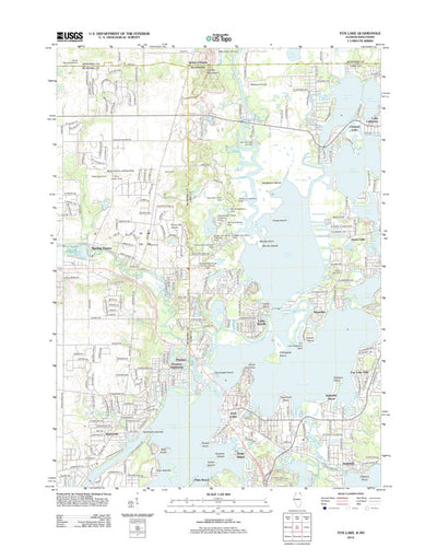 Fox Lake, IL-WI (2012, 24000-Scale) Preview 1