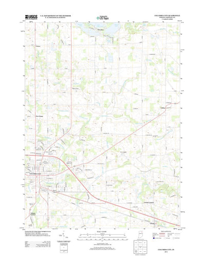 Columbia City, IN (2013, 24000-Scale) Preview 1