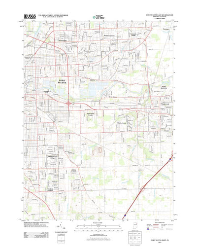Fort Wayne East, IN (2013, 24000-Scale) Preview 1
