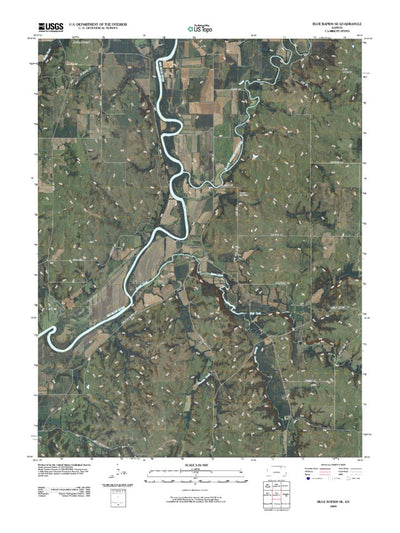 Blue Rapids SE, KS (2009, 24000-Scale) Preview 1