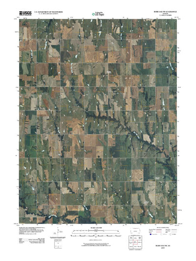 Burr Oak NW, KS (2009, 24000-Scale) Preview 1
