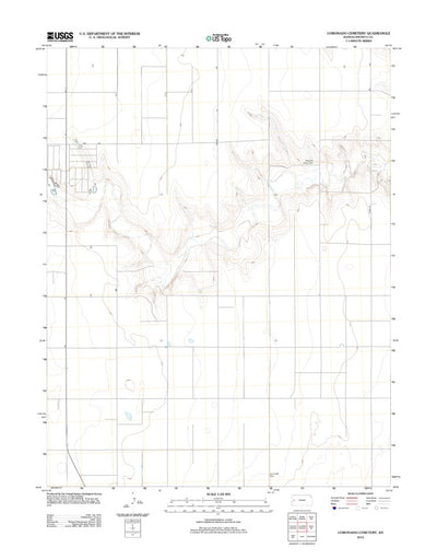 Coronado Cemetery, KS (2012, 24000-Scale) Preview 1